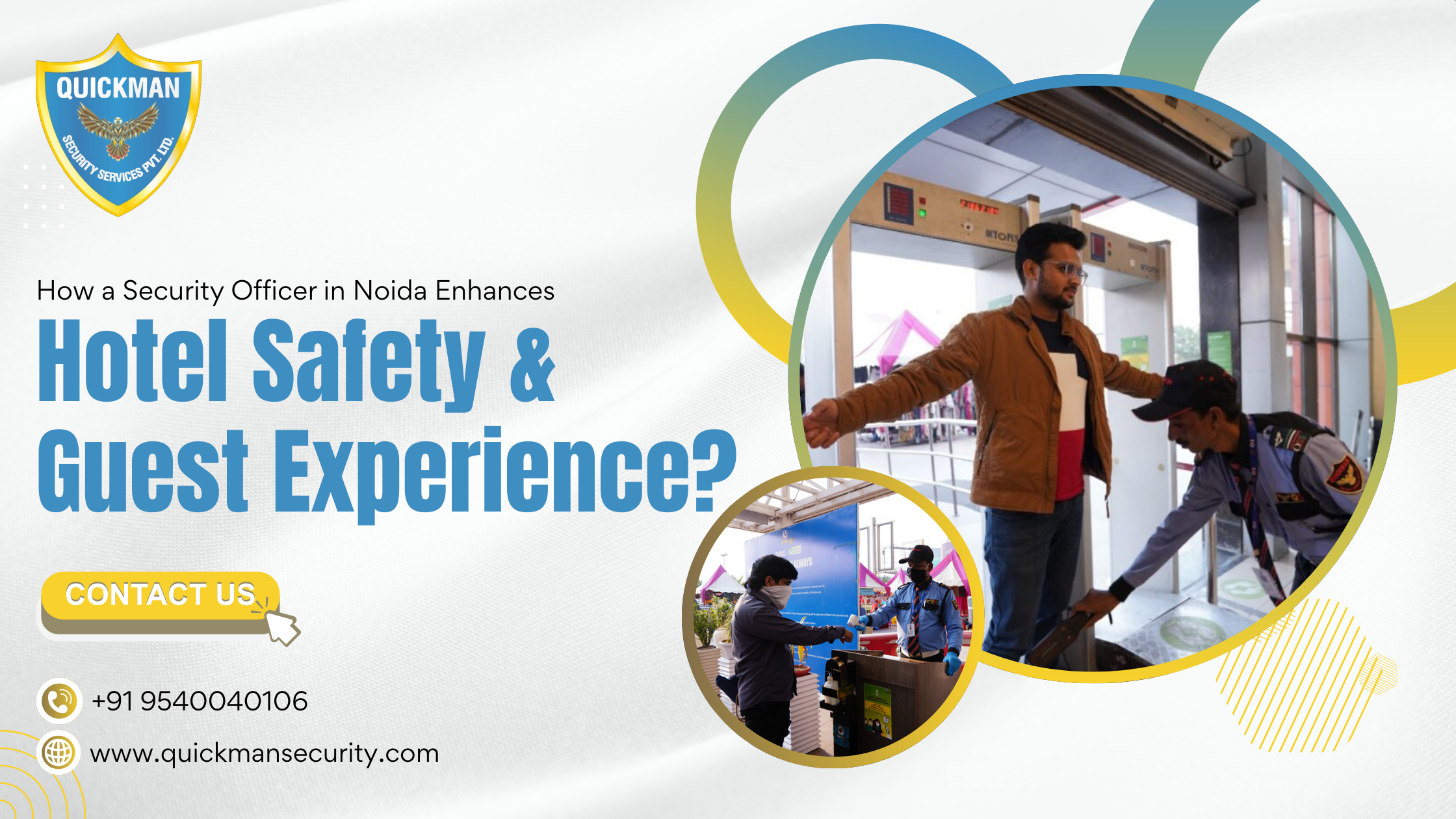 Read more about the article How a Security Officer in Noida Enhances Hotel Safety and Guest Experience?