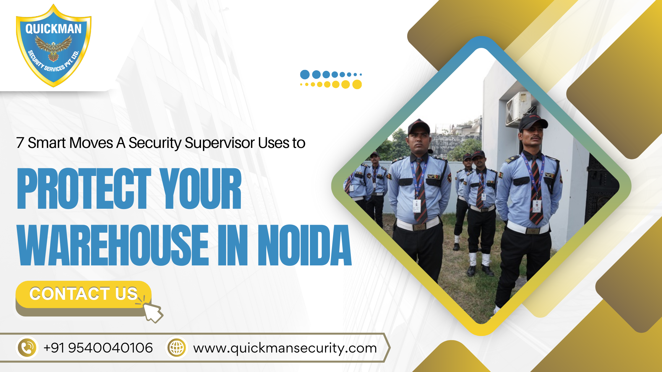 Read more about the article 7 Smart Moves A Security Supervisor Uses To Protect Your Warehouse In Noida