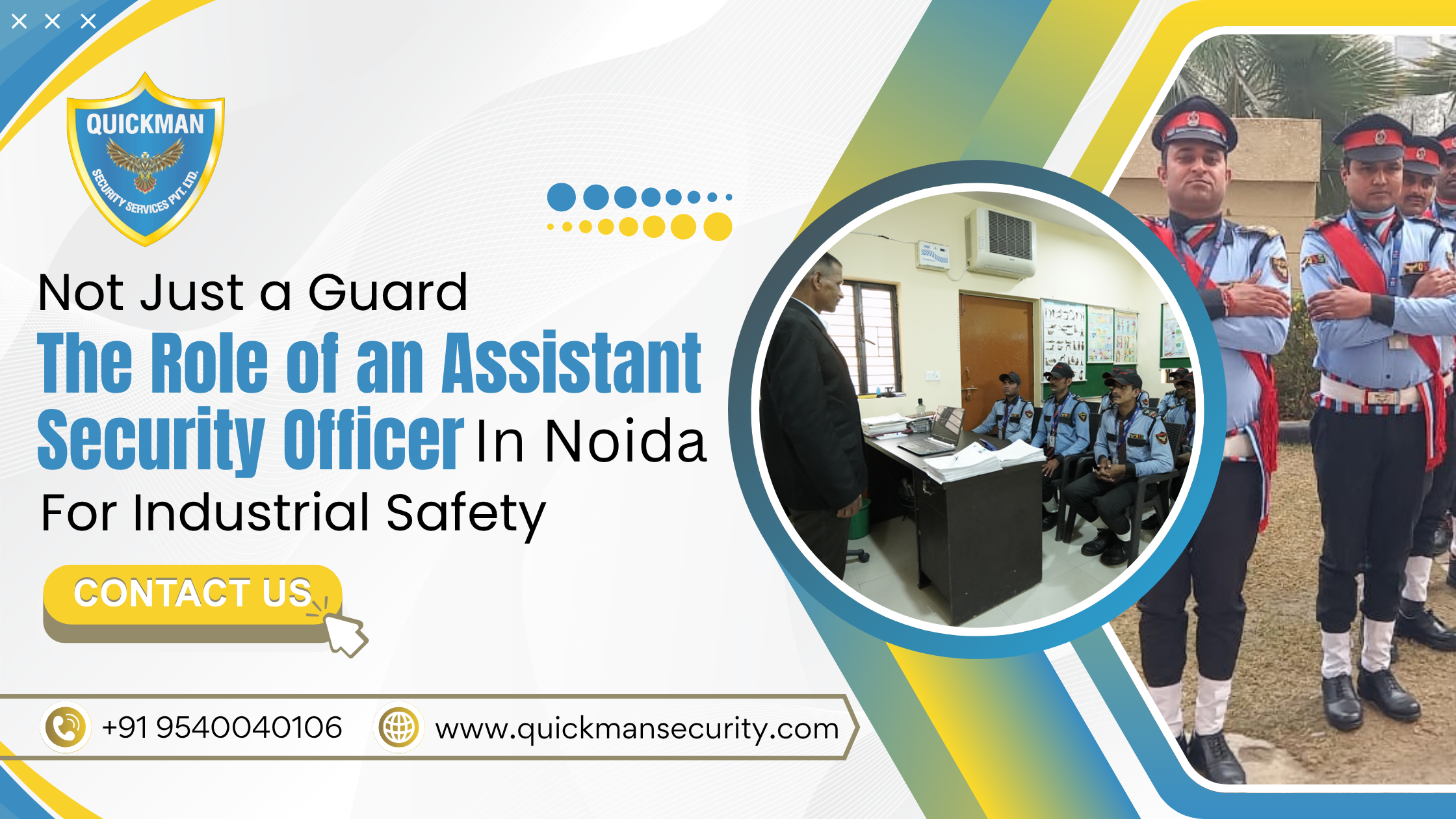 Read more about the article Not Just a Guard – The Role of an Assistant Security Officer in  Noida for Industrial Safety