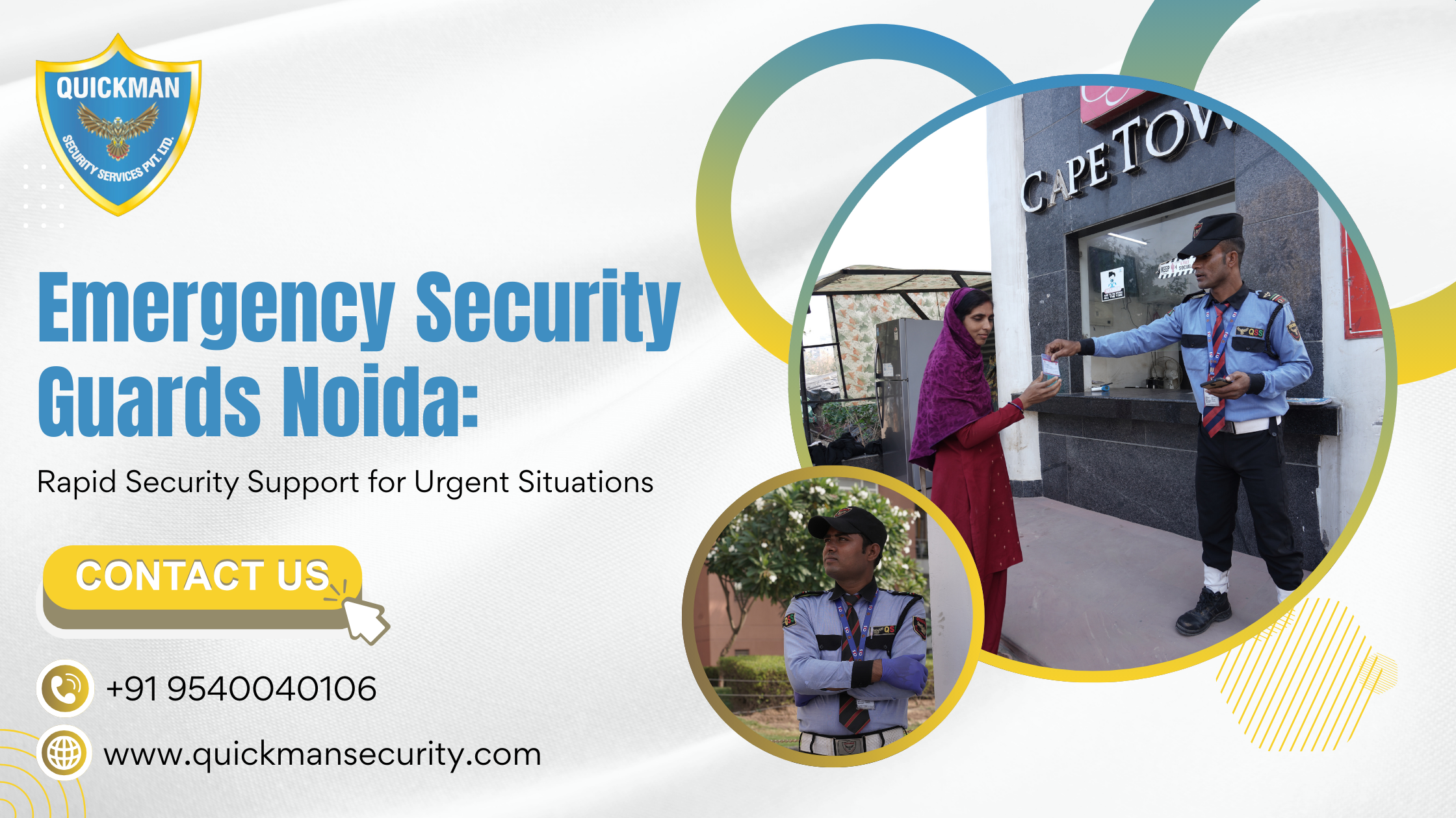 Read more about the article Emergency Security Guards Noida: Rapid Security Support for Urgent Situations