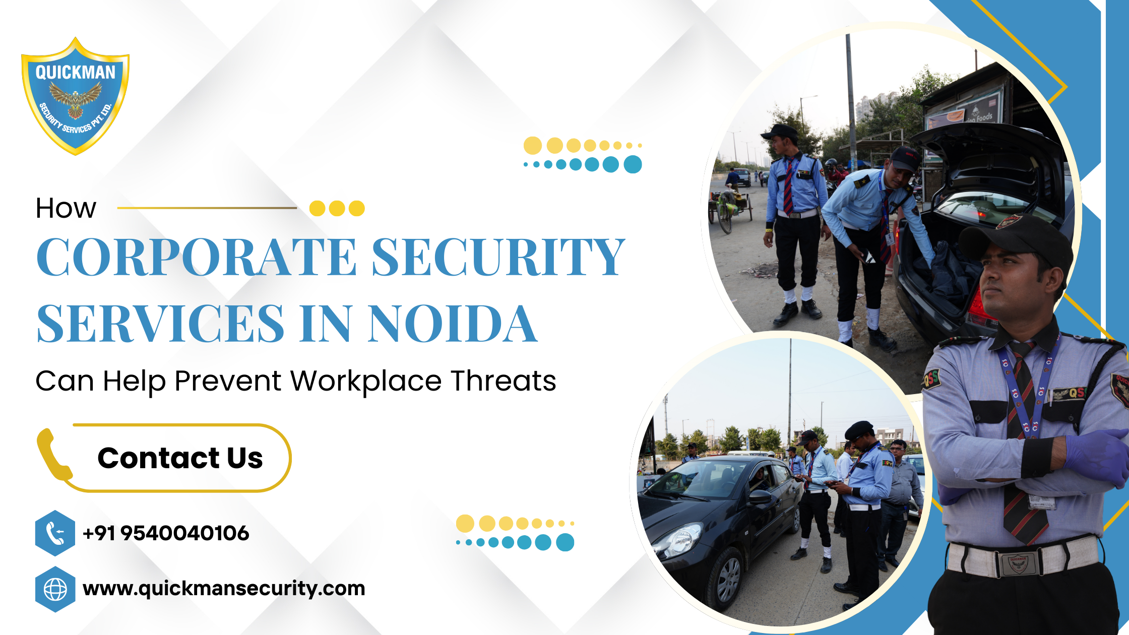 You are currently viewing How Corporate Security Services in Noida Can Help Prevent Workplace Threats