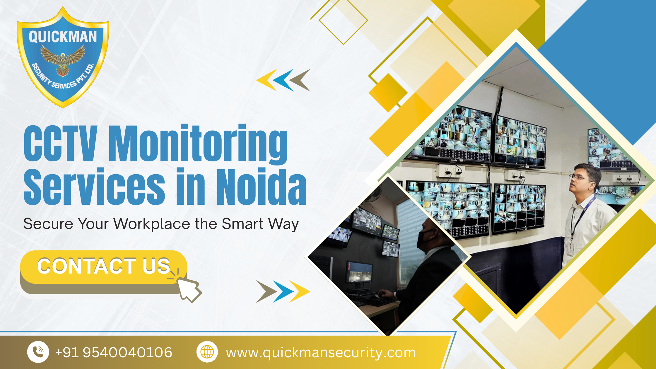 Read more about the article CCTV Monitoring Services in Noida: Secure Your Workplace the Smart Way