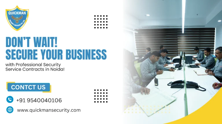 Read more about the article Don’t Wait! Secure Your Business with Professional Security Service Contracts in Noida!
