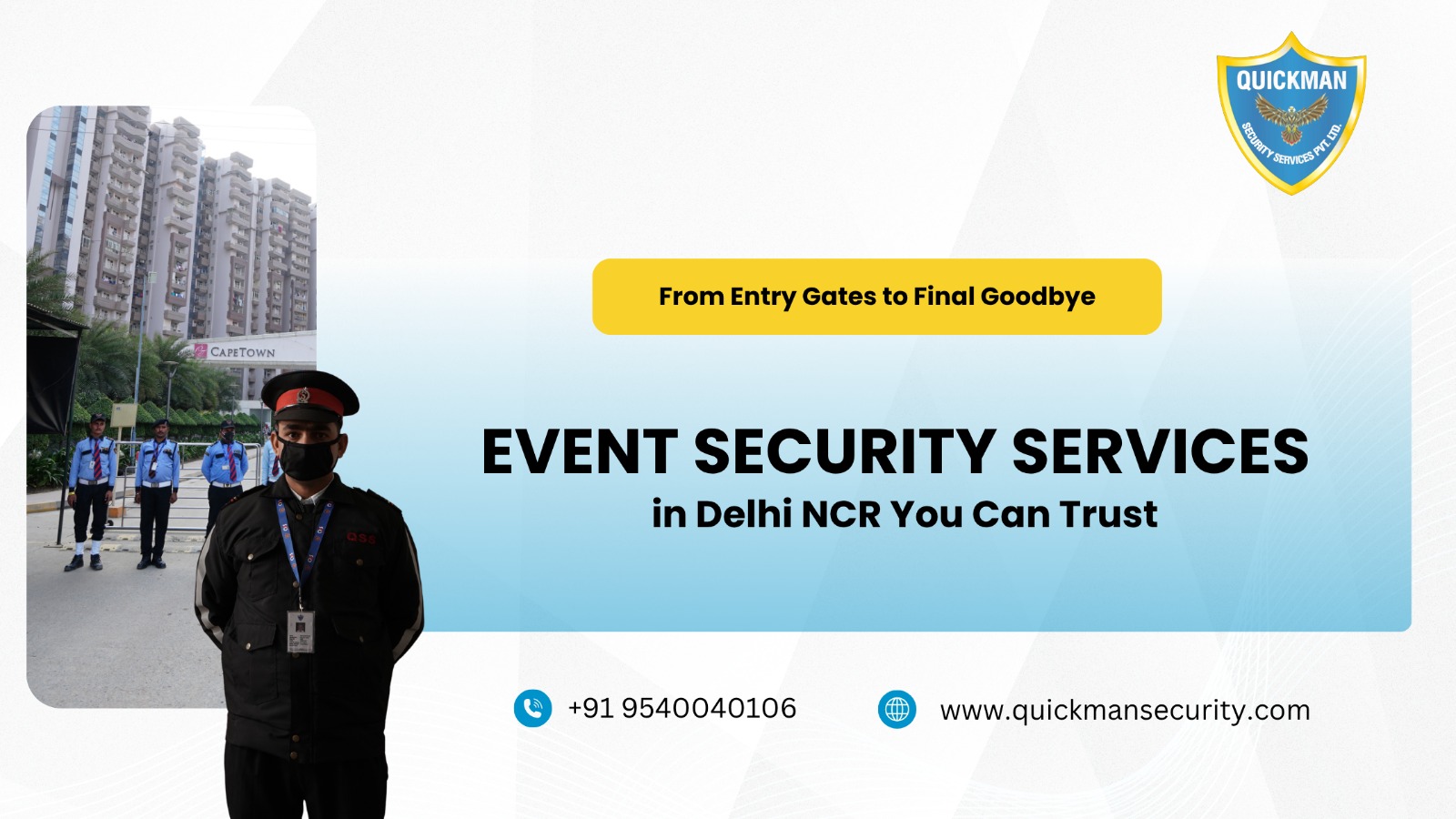 Read more about the article From Entry Gates to Final Goodbye — Event Security Services in Delhi NCR You Can Trust