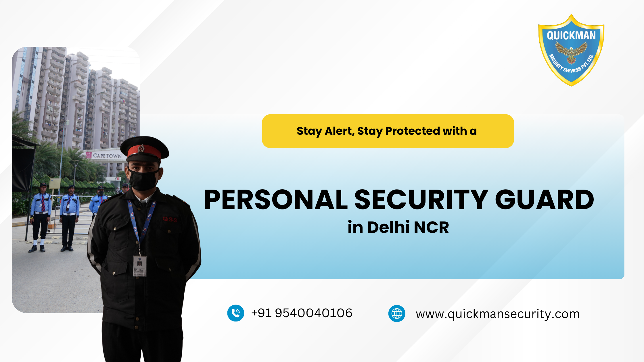 Read more about the article Stay Alert, Stay Protected with a Personal Security Guard in Delhi NCR