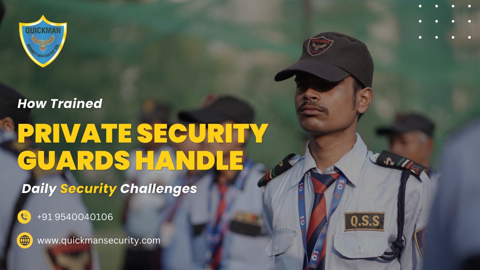 You are currently viewing How Trained Private Security Guards Handle Daily Security Challenges