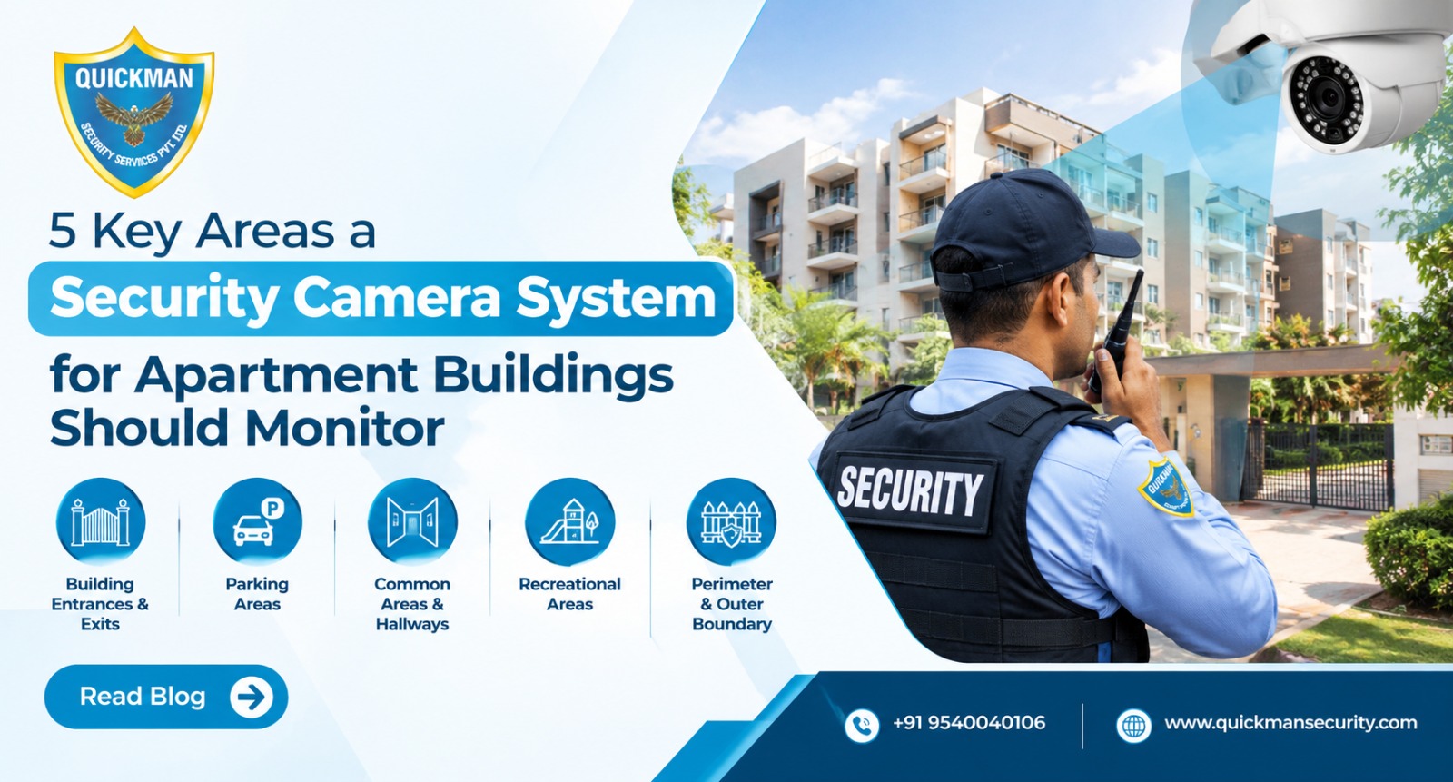 Read more about the article 5 Key Areas a Security Camera System for Apartment Buildings Should Monitor